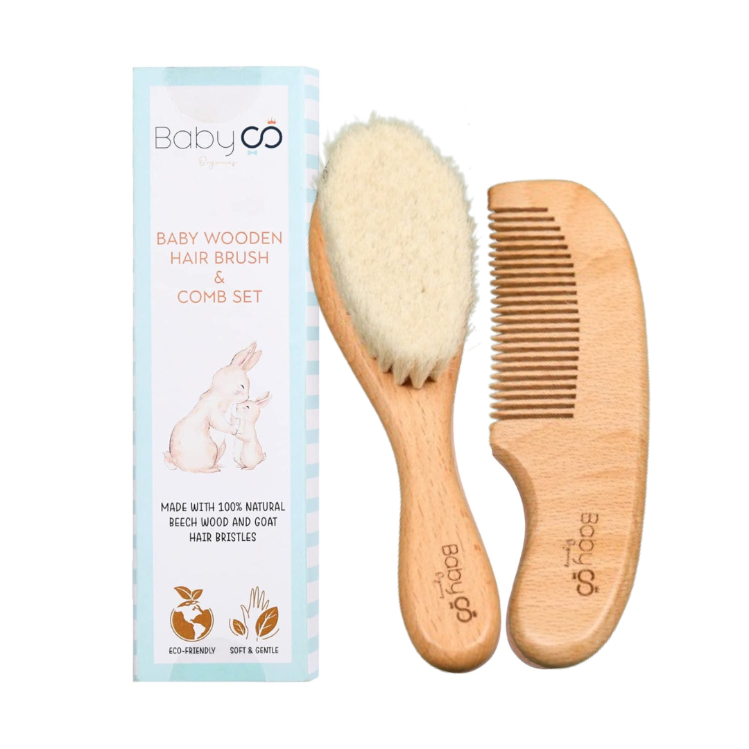 Baby Hairbrush & Comb Duo