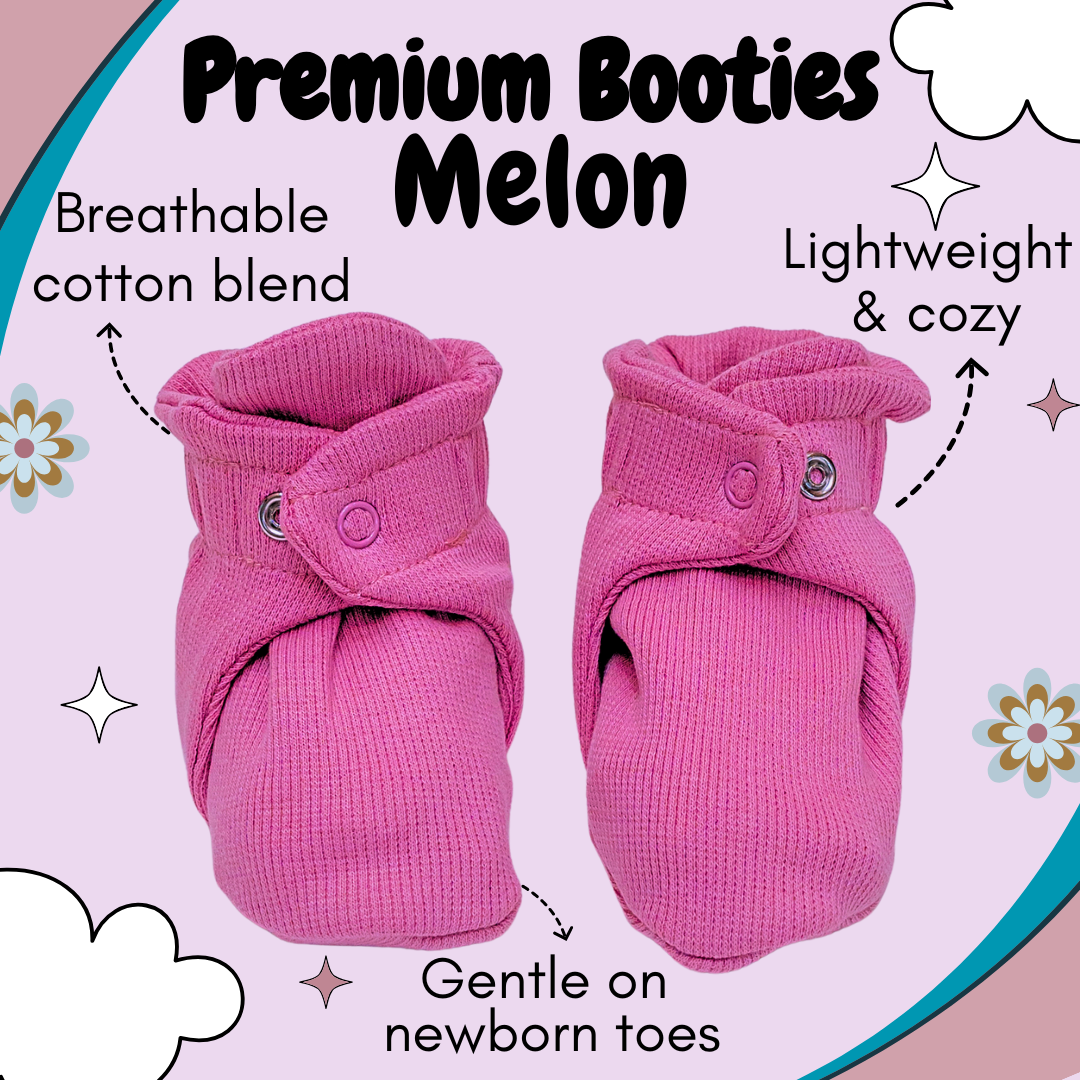 Premium Booties - Melon