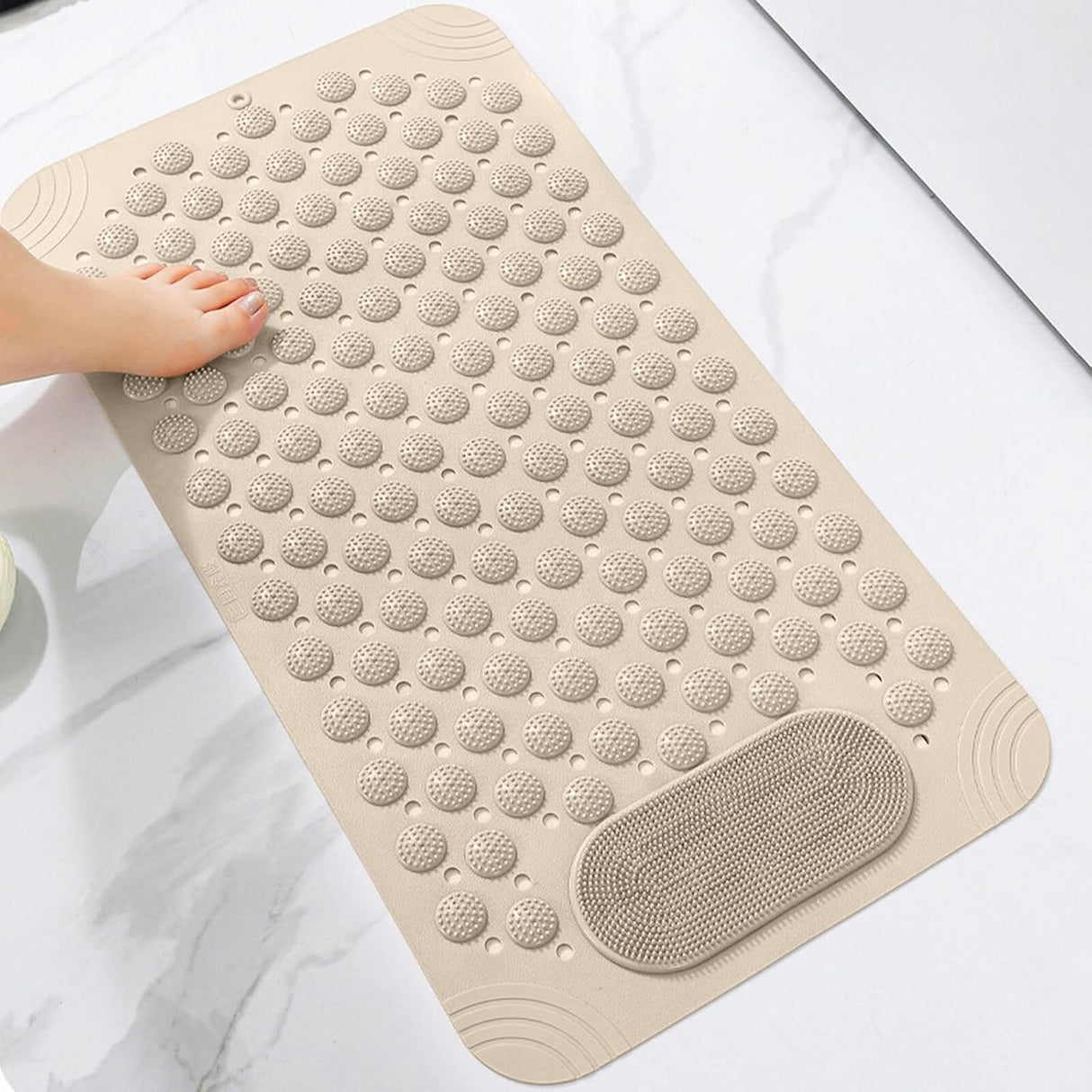 Anti Slip Bathroom Mat for Pregnant Moms and Kids | Rectangle