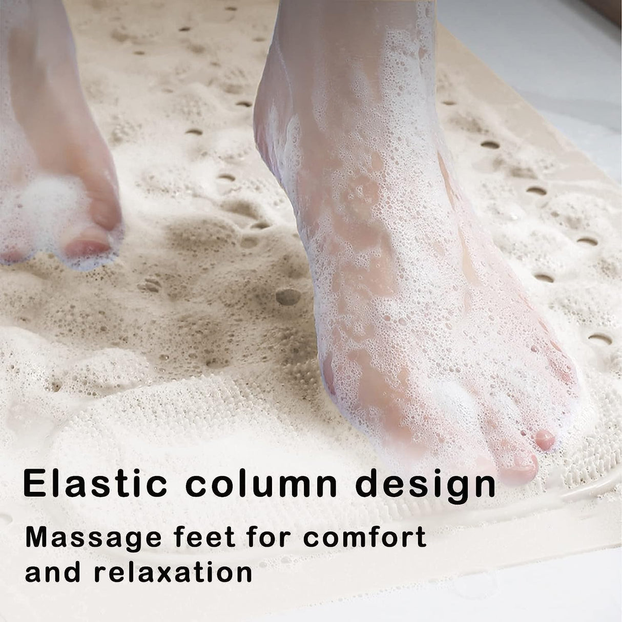 Anti Slip Bathroom Mat for Pregnant Moms and Kids | Rectangle