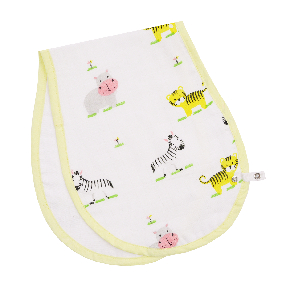 Muslin Burp Cloth - Baby Animals