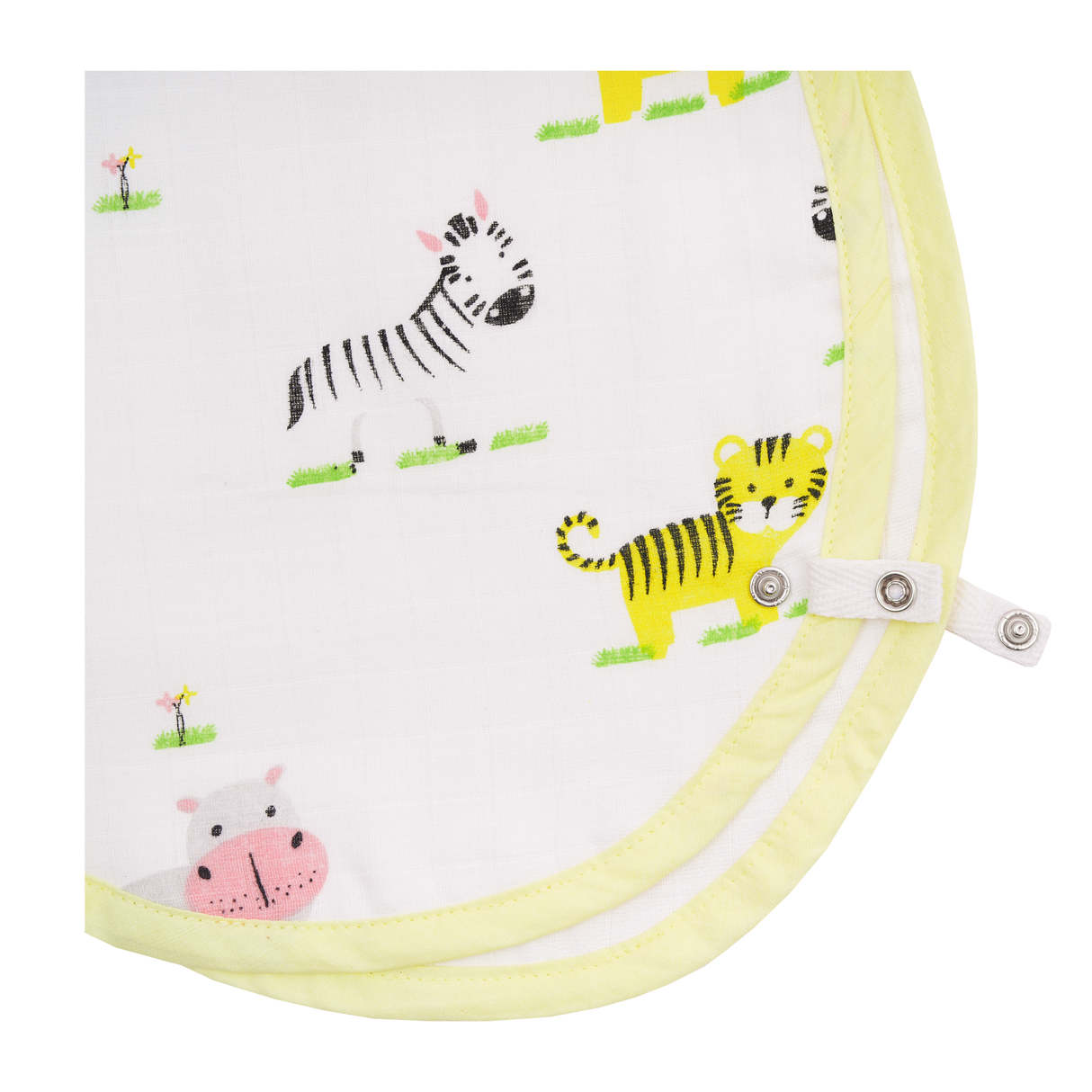 Muslin Burp Cloth - Baby Animals