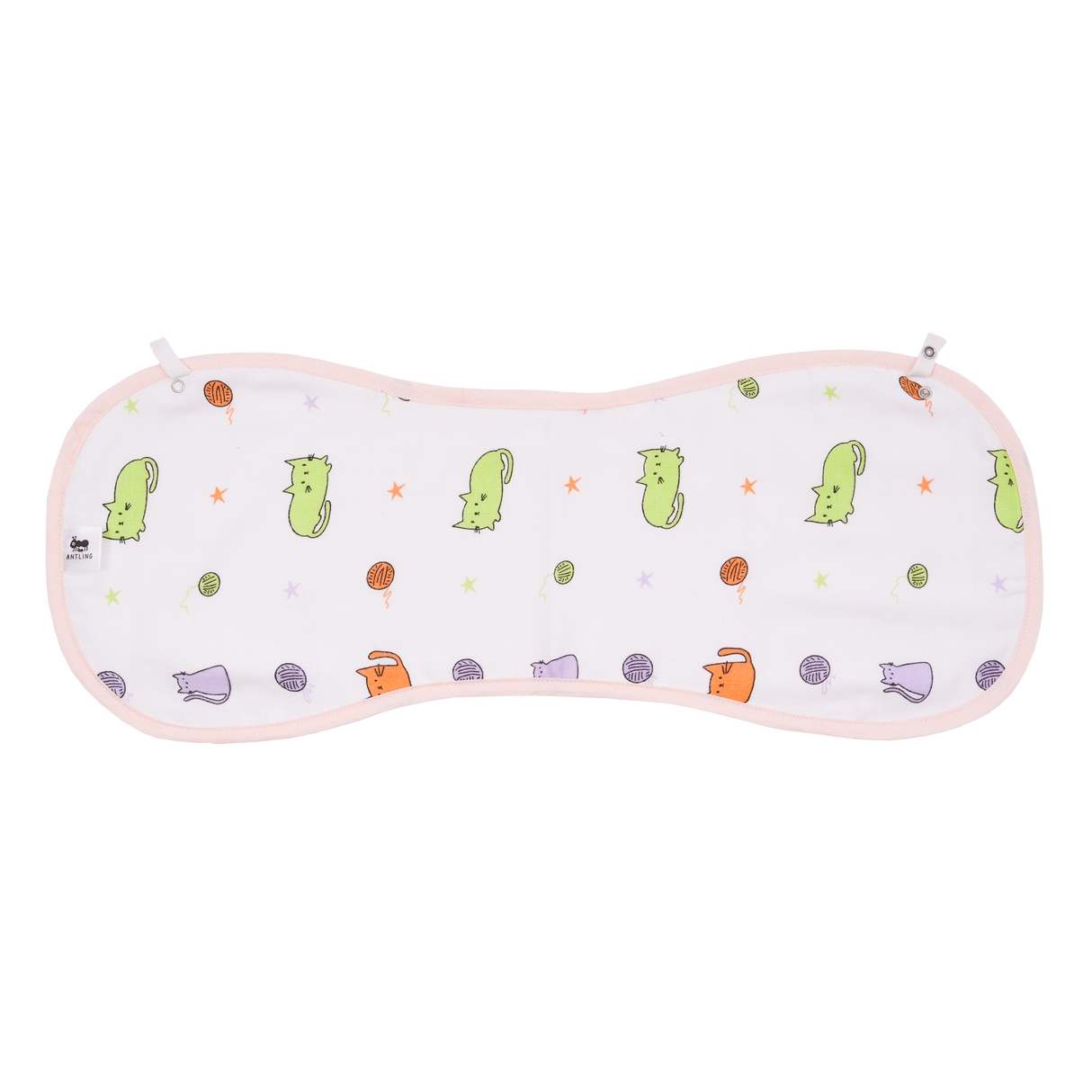 Muslin Burp Cloth - Cute Kitty