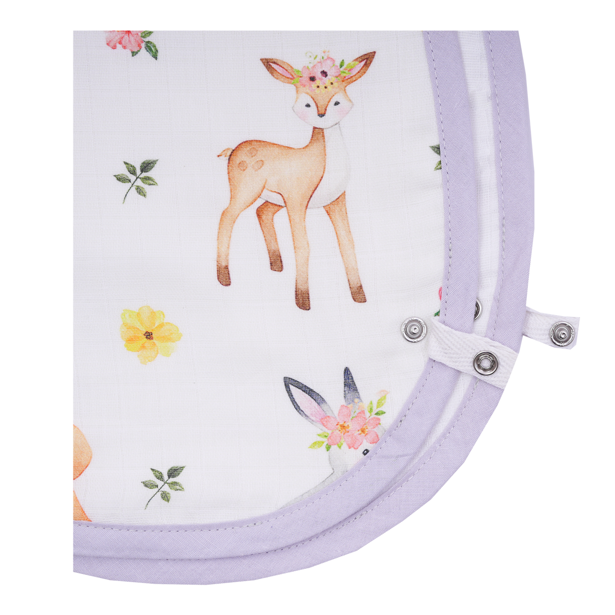 Premium Muslin Burp Cloth - Enchanted Woods