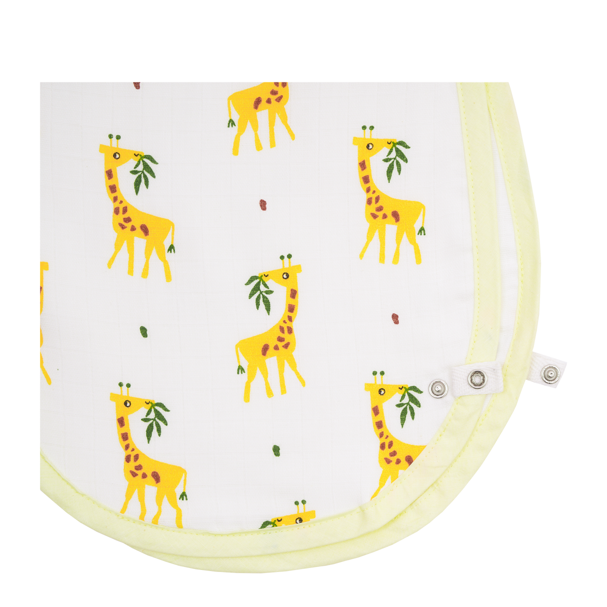 Muslin Burp Cloth - Yellow Giffy
