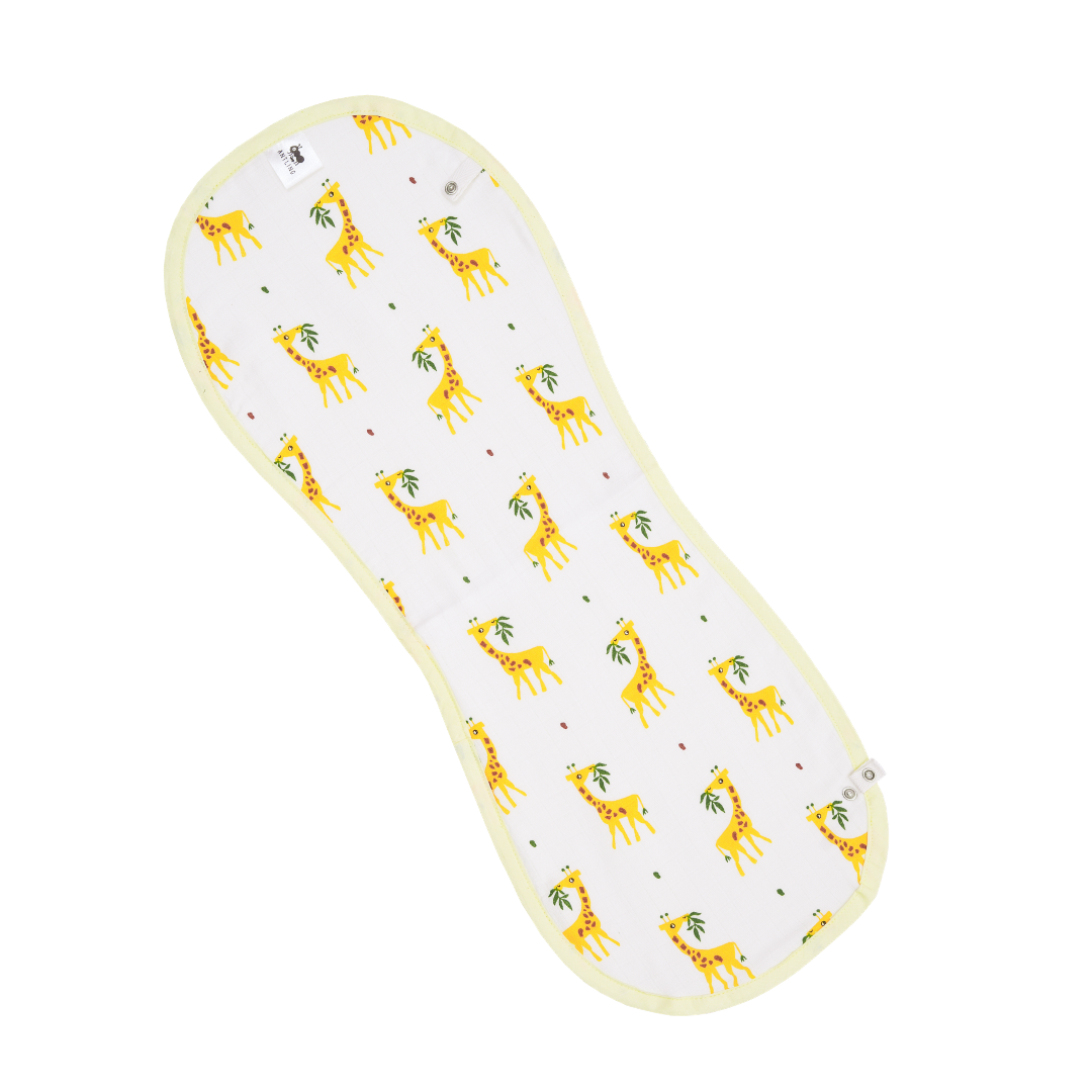 Muslin Burp Cloth - Yellow Giffy