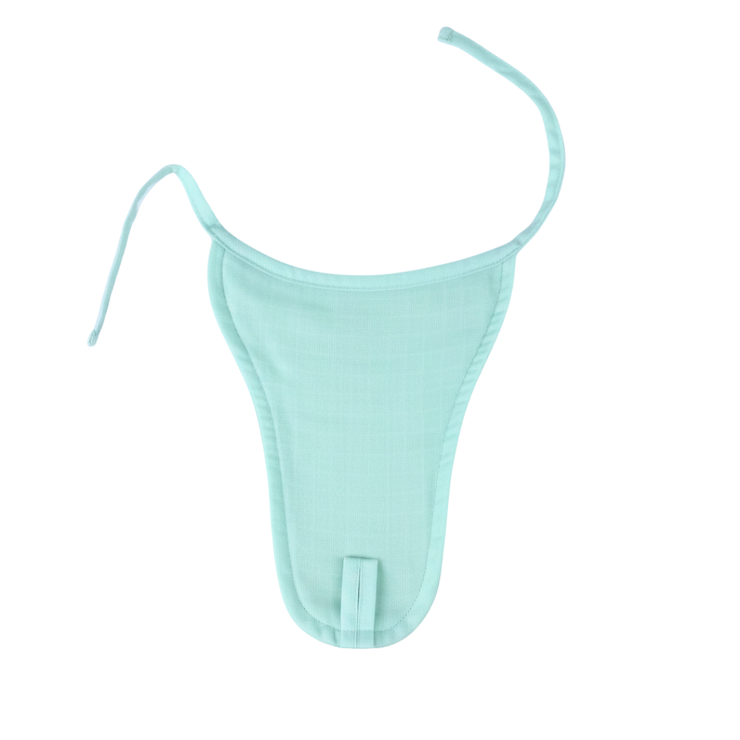 100% Pure Cotton Muslin Soft Cyan Nappy - Newborn (Pack of 2)