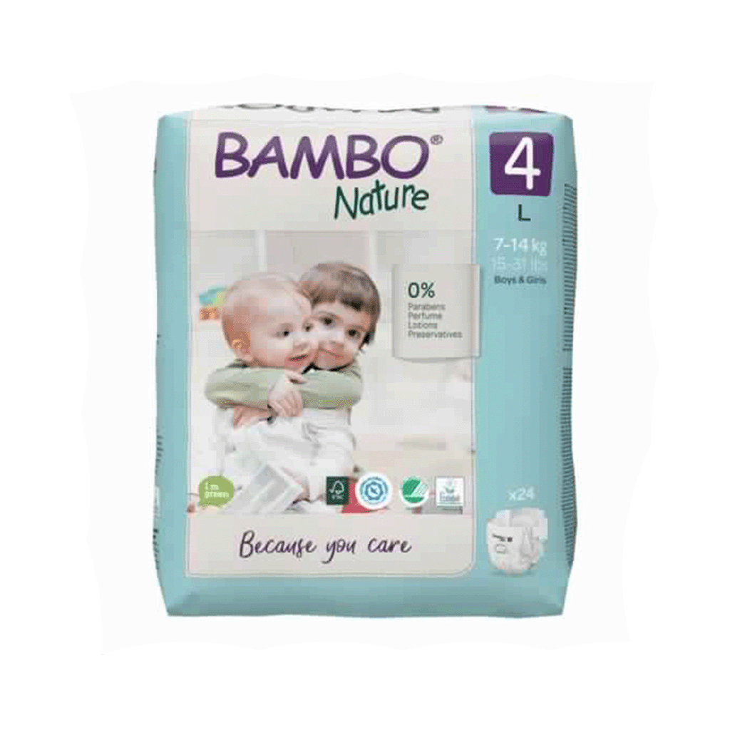 Eco-labeled Tape Diaper with Wetness Indicator - L