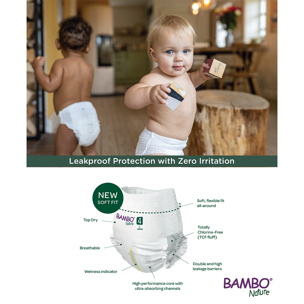 bambo nature pant diaper L