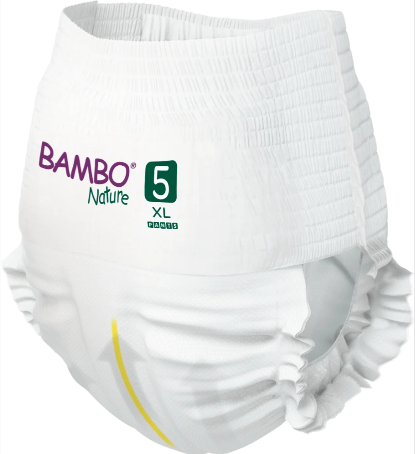 Eco-labeled Pant style Diapers with Wetness Indicator - XL