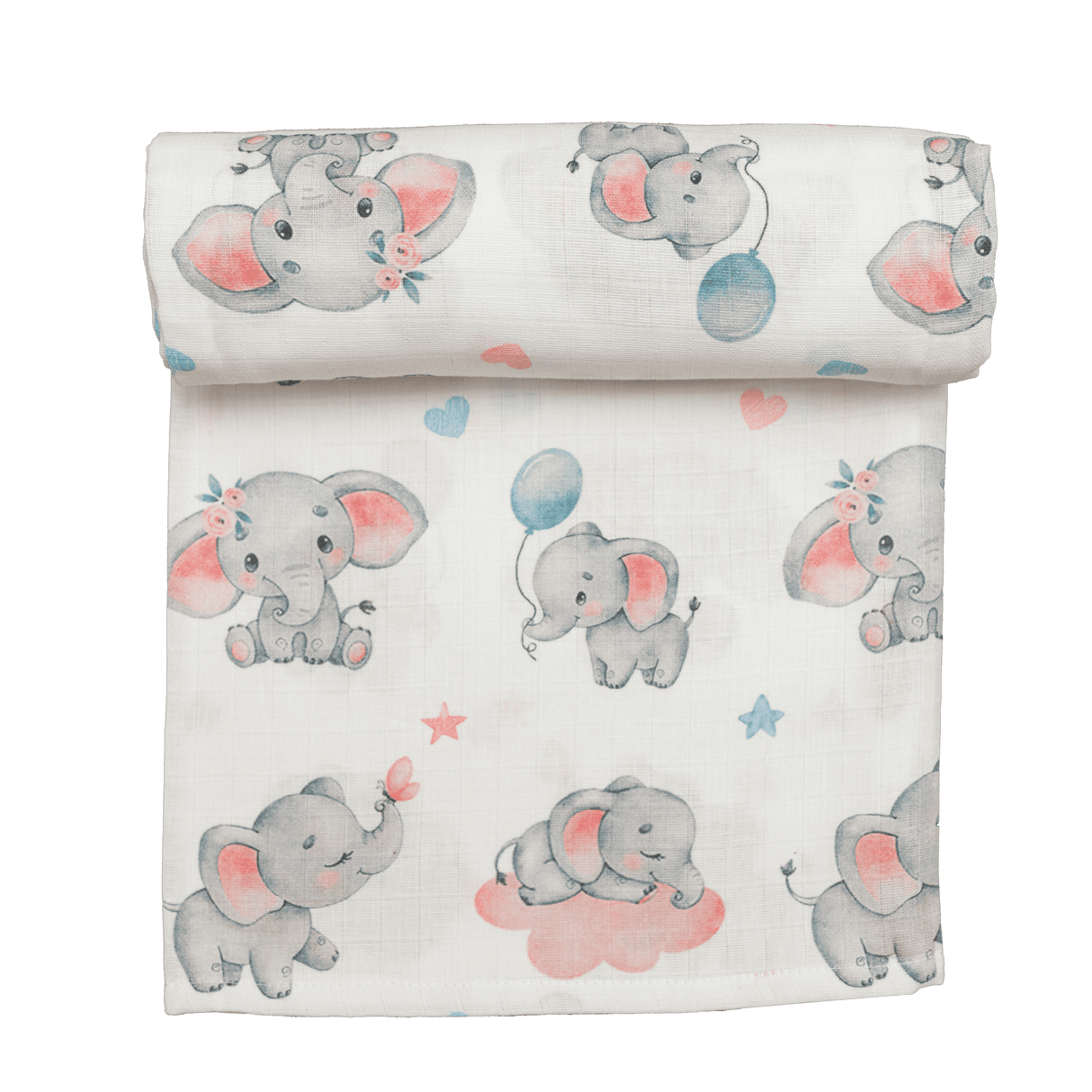 Premium Muslin Baby Bath Towel - Elephant Dreams