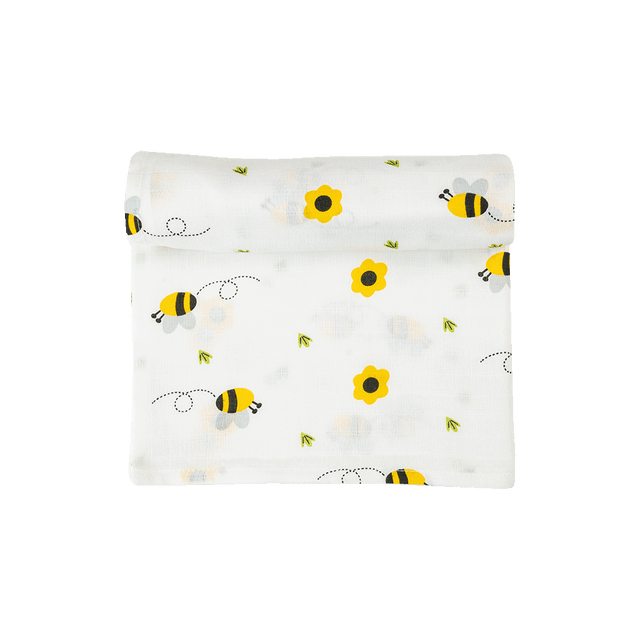 Baby Bath Towel - Bee Garden