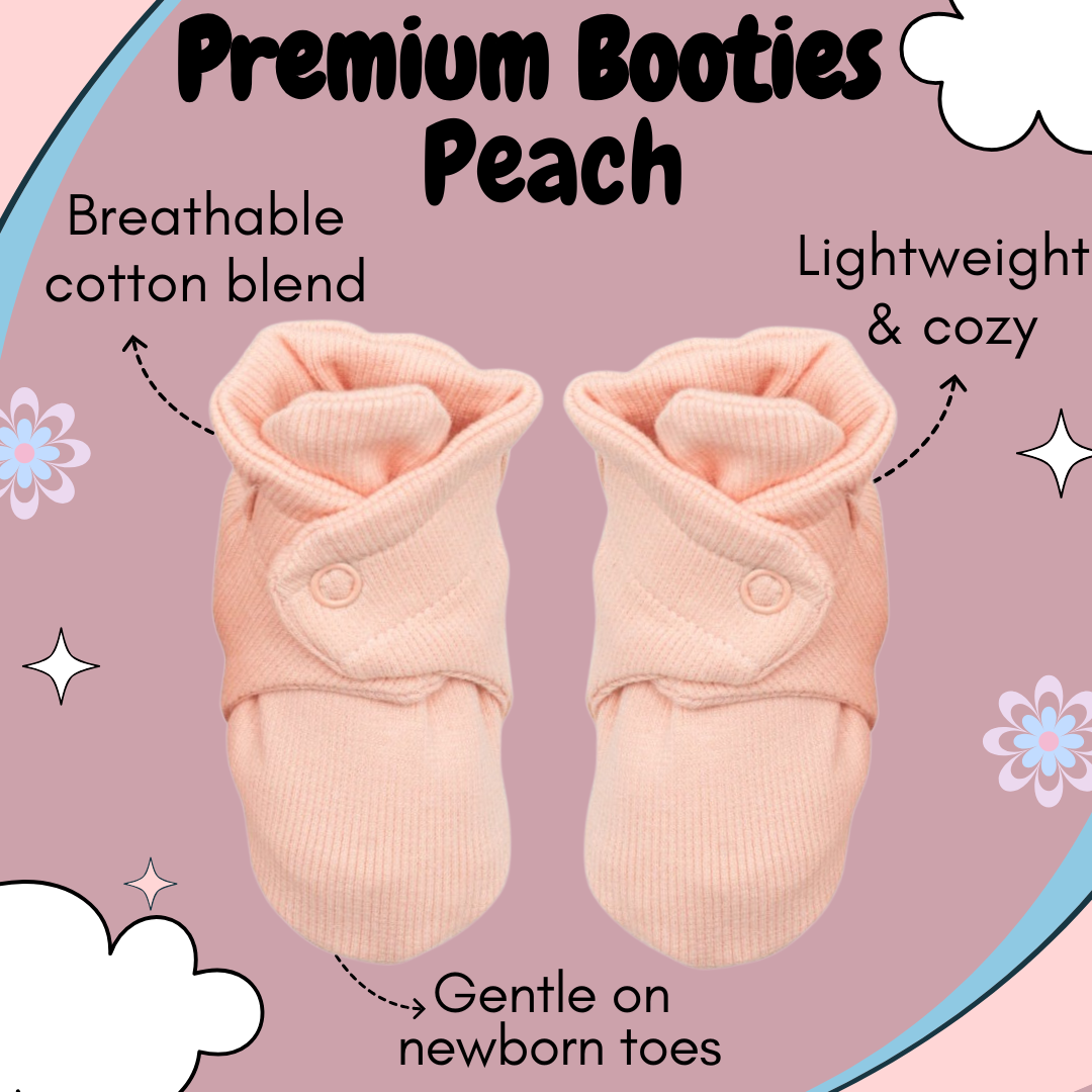 Premium Booties - Peach