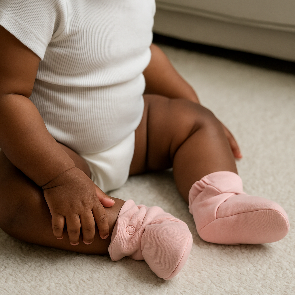 Premium Booties - Pink Petals