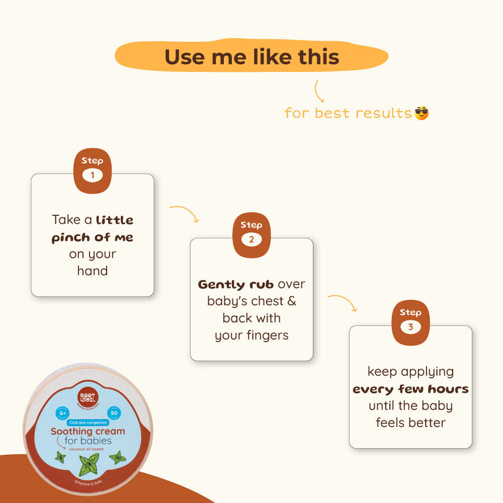 Calm and Comforting Chest Rub for Babies - pack of 2