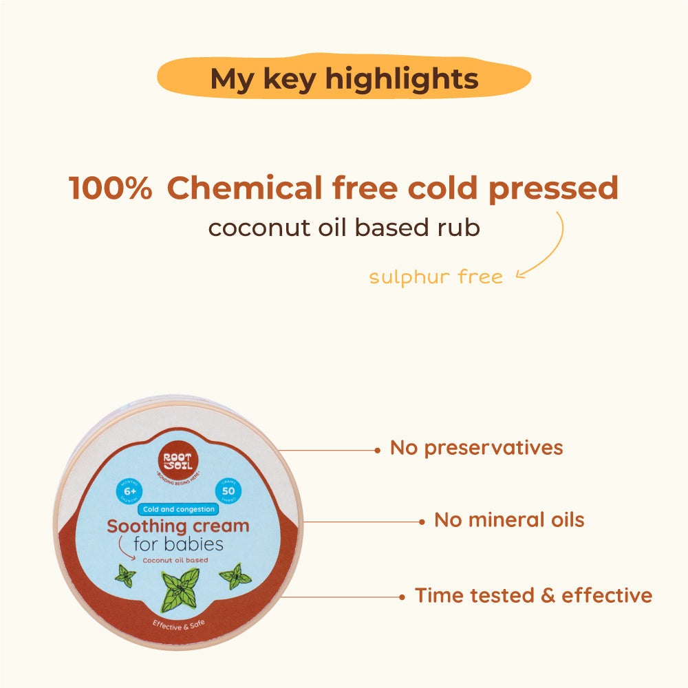 Calm and Comforting Chest Rub for Babies - pack of 2