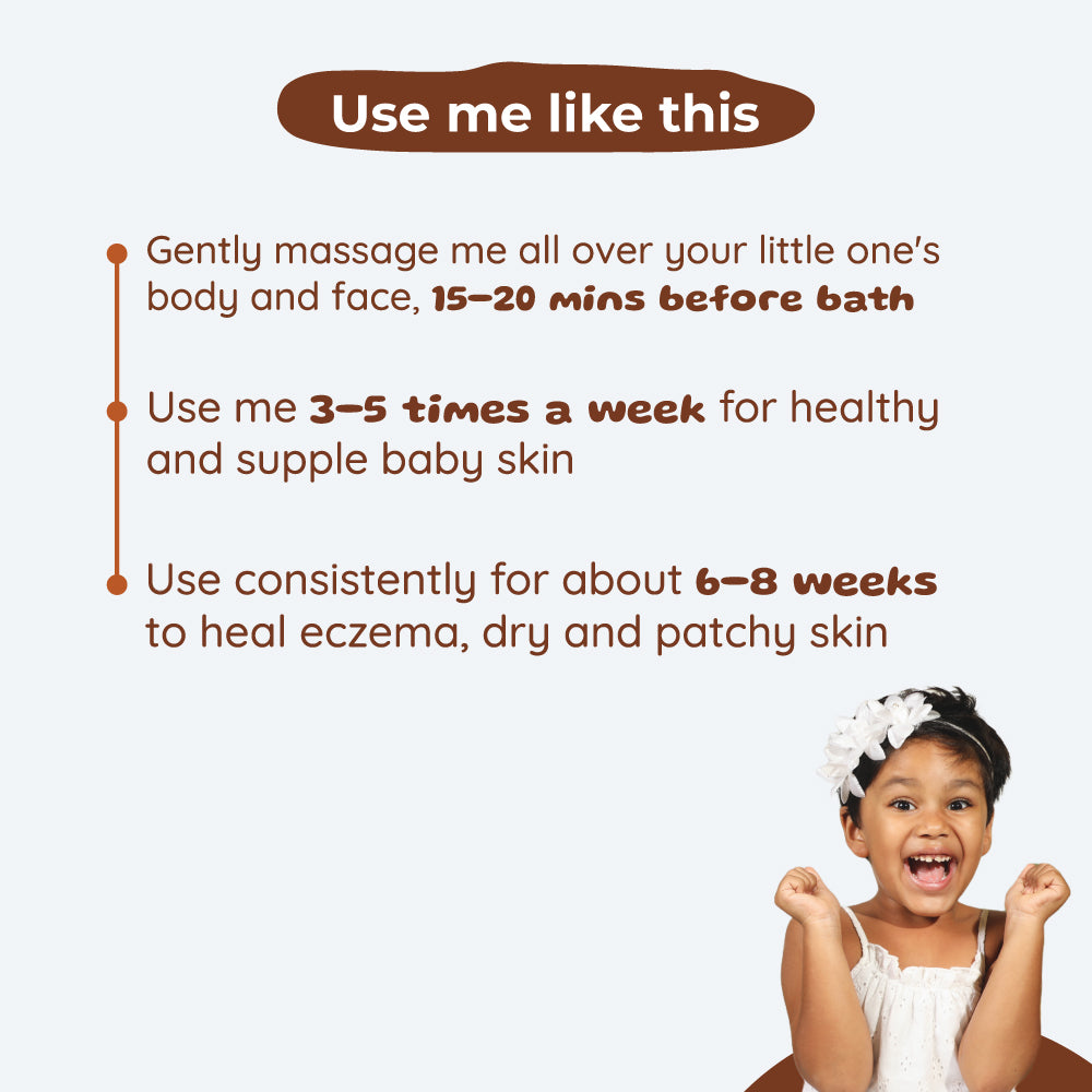 Coconut Milk Massage Oil for Babies - 100mL