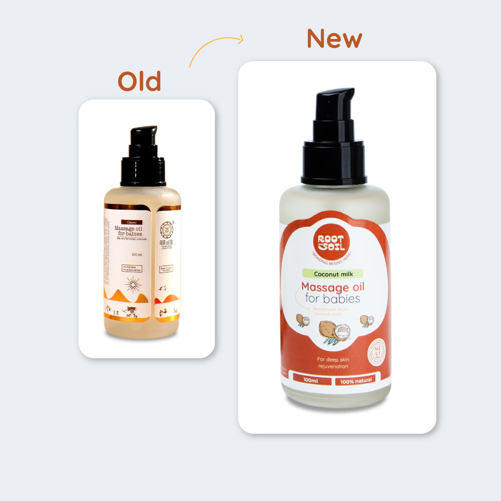 Coconut Milk Massage Oil for Babies - 100mL