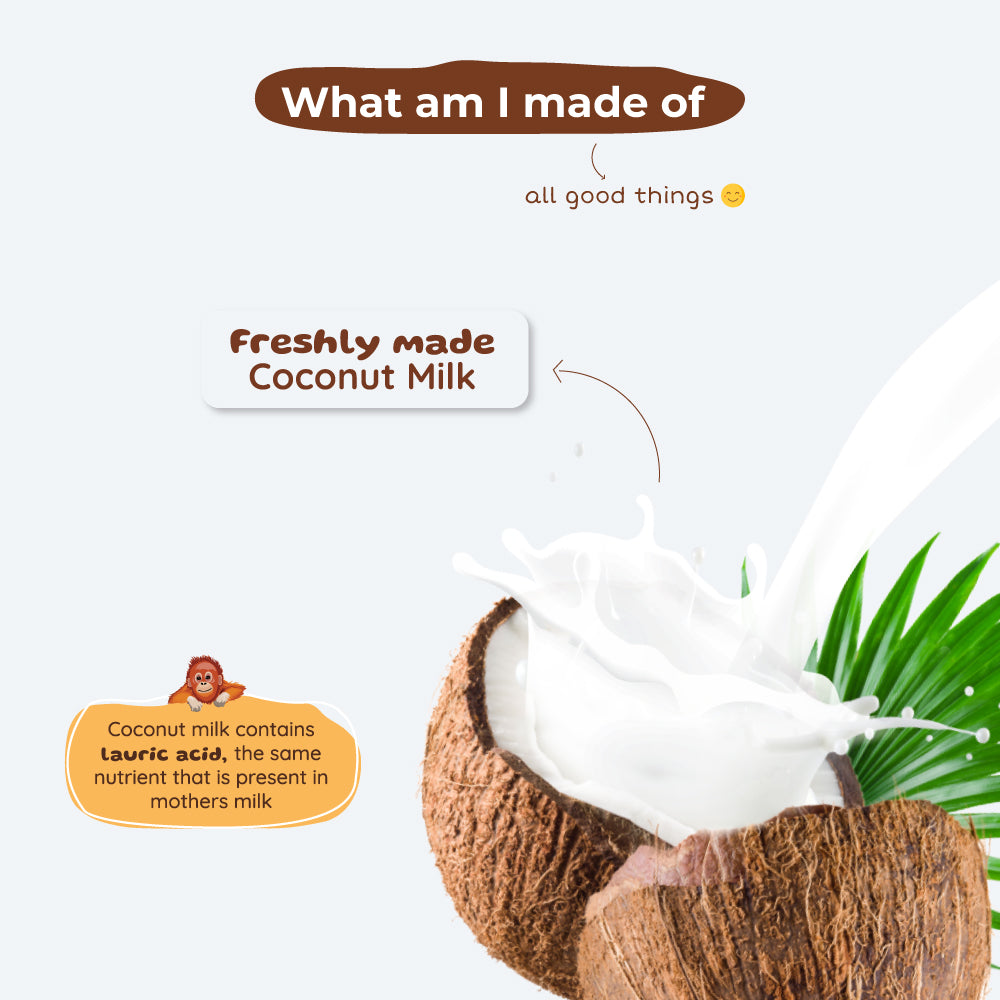 Coconut Milk Massage Oil for Babies - 100mL