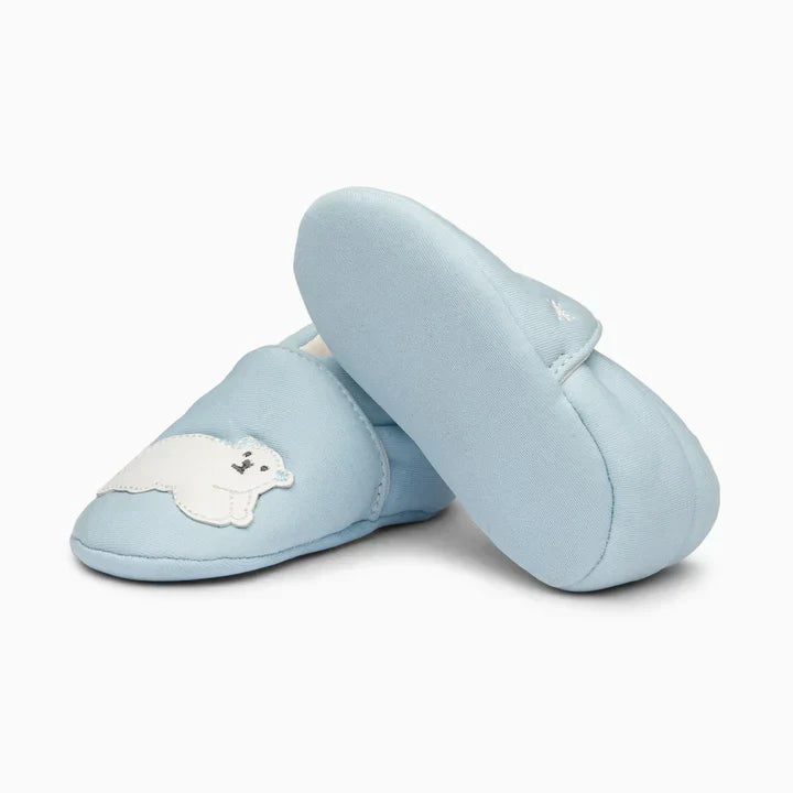 Polar Cotton Baby Shoe - Light Blue