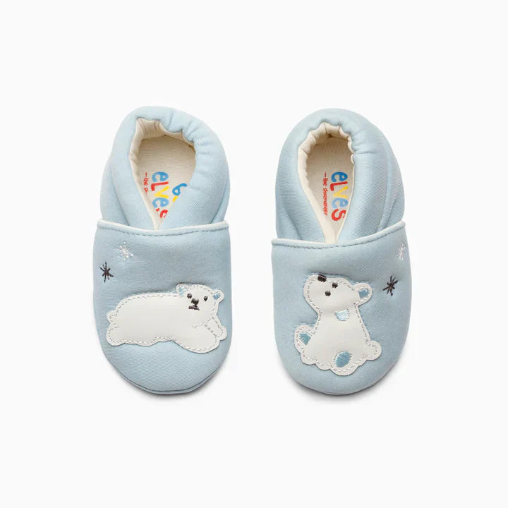 Polar Cotton Baby Shoe - Light Blue