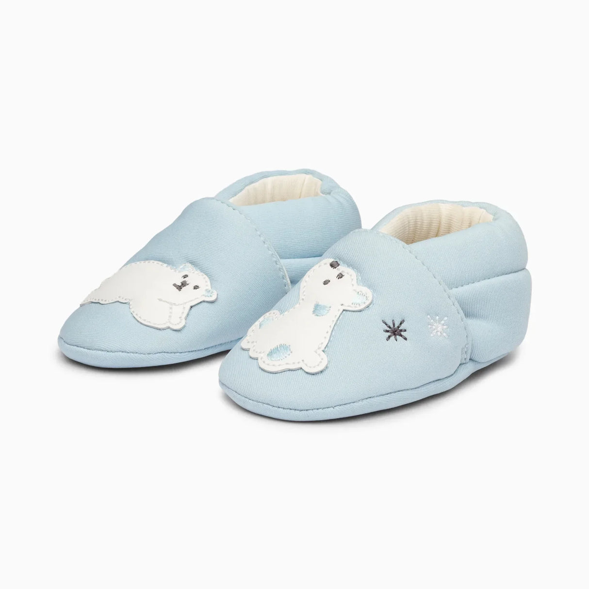 Polar Cotton Baby Shoe - Light Blue