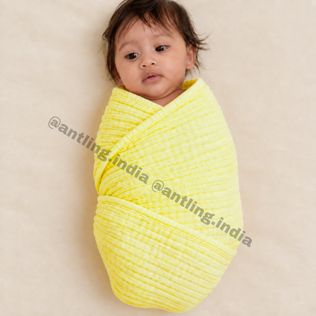Premium Crinkled Muslin Swaddle