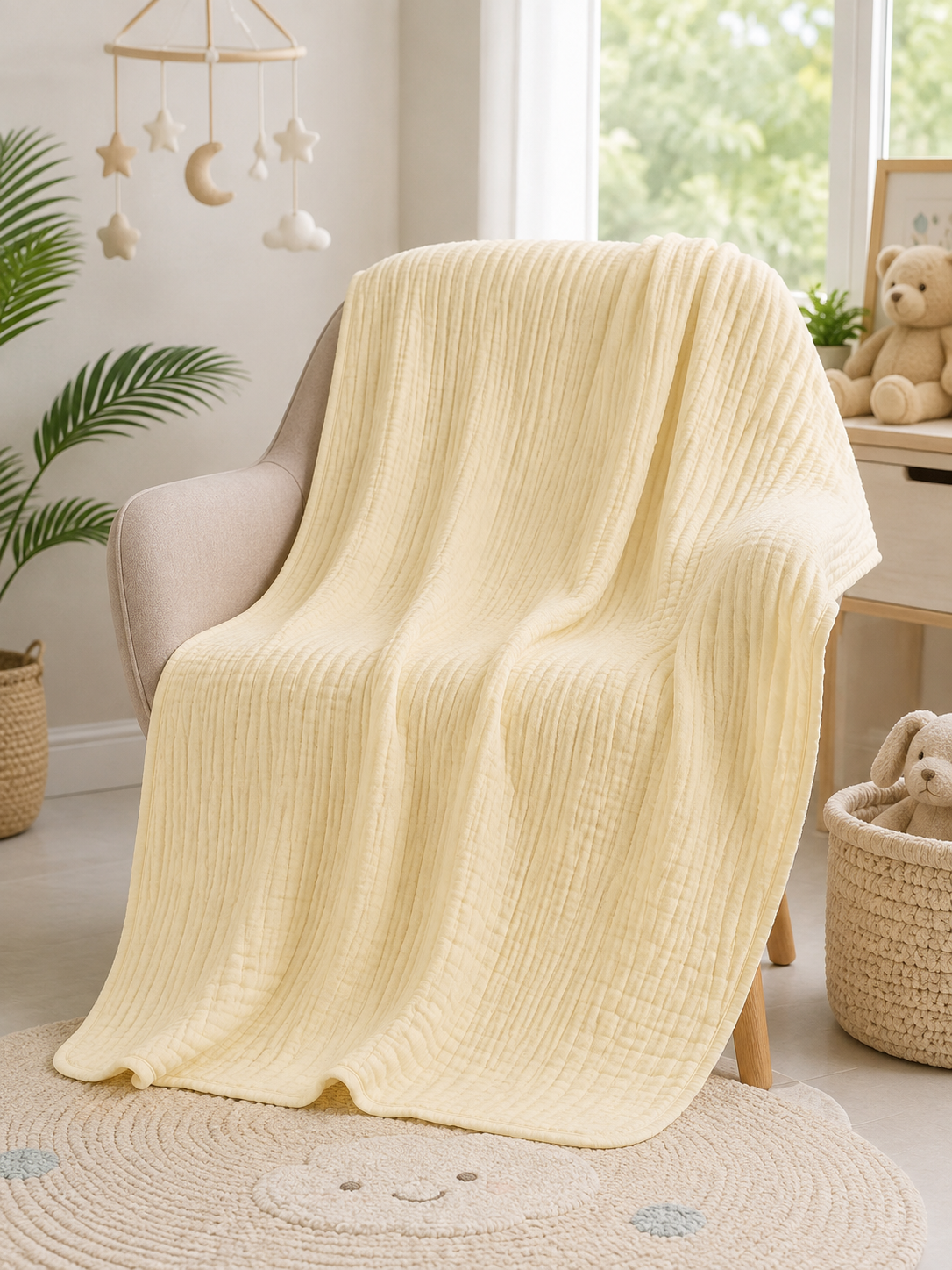 Premium Crinkle Muslin Swaddle