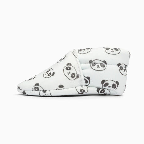 Panda Cotton Baby Shoe - Blue And Black