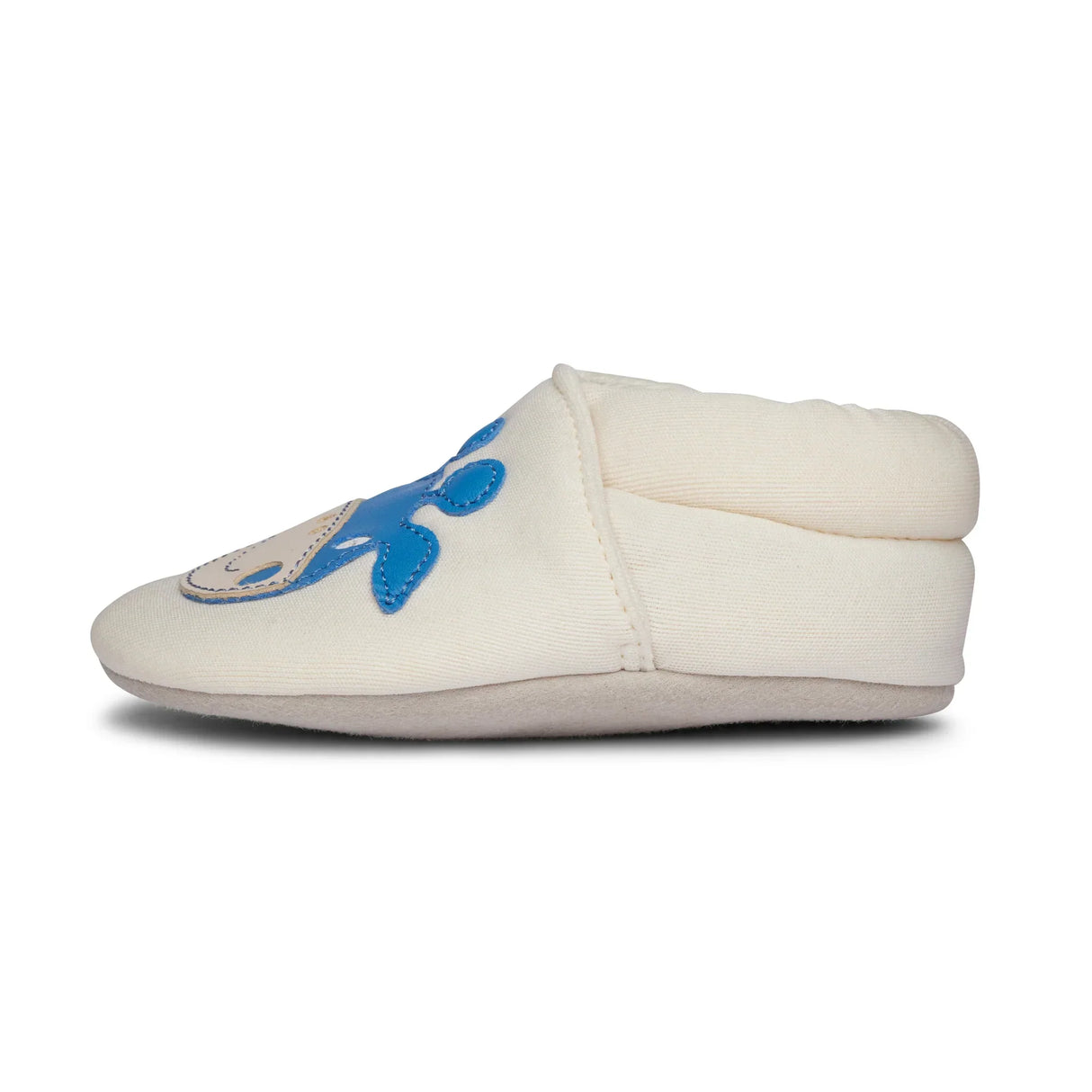 Baby Giraffe Cotton Baby Shoe - Cream