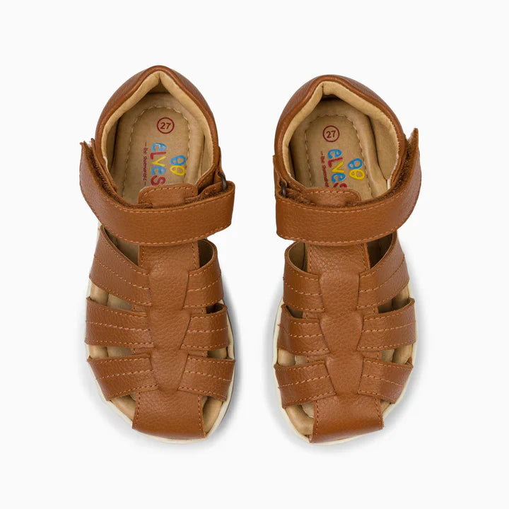 Single Strap Trio Kids Leather Sandals