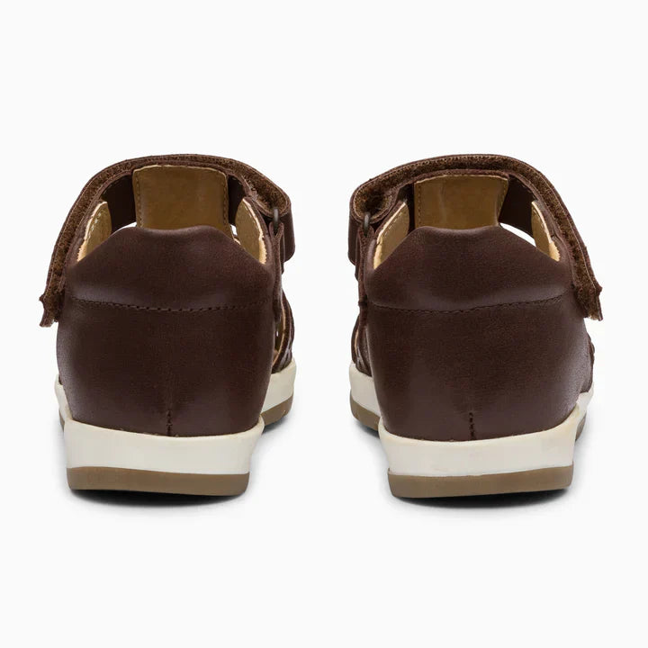 Single Strap Trio Kids Leather Sandals