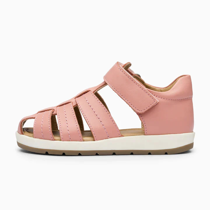 Single Strap Trio Kids Leather Sandals