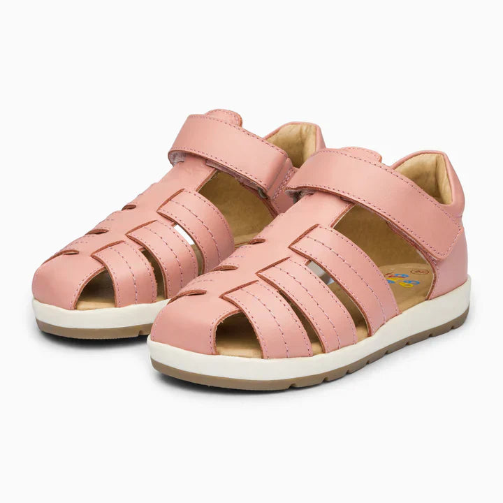 Single Strap Trio Kids Leather Sandals
