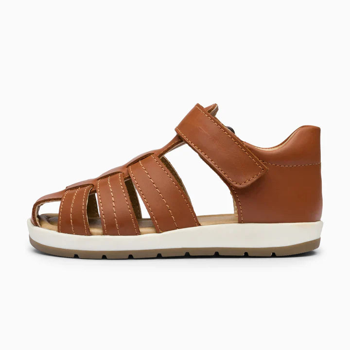 Single Strap Trio Kids Leather Sandals
