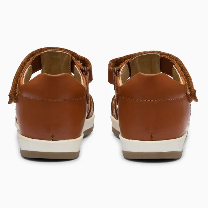 Single Strap Trio Kids Leather Sandals