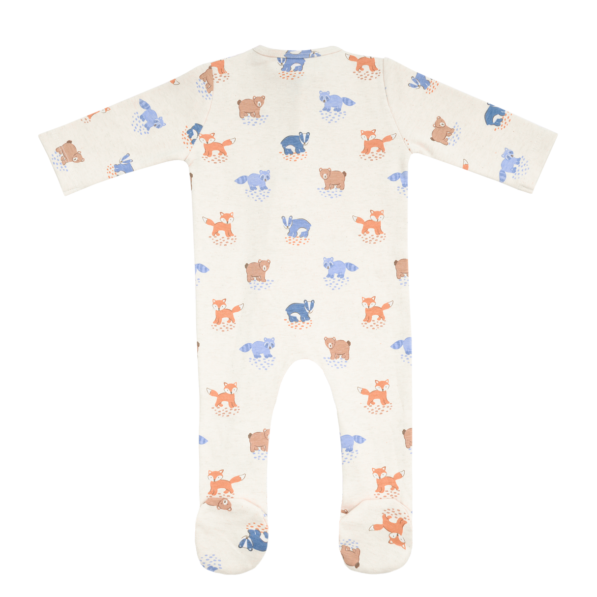 Footed Rompers - Woods