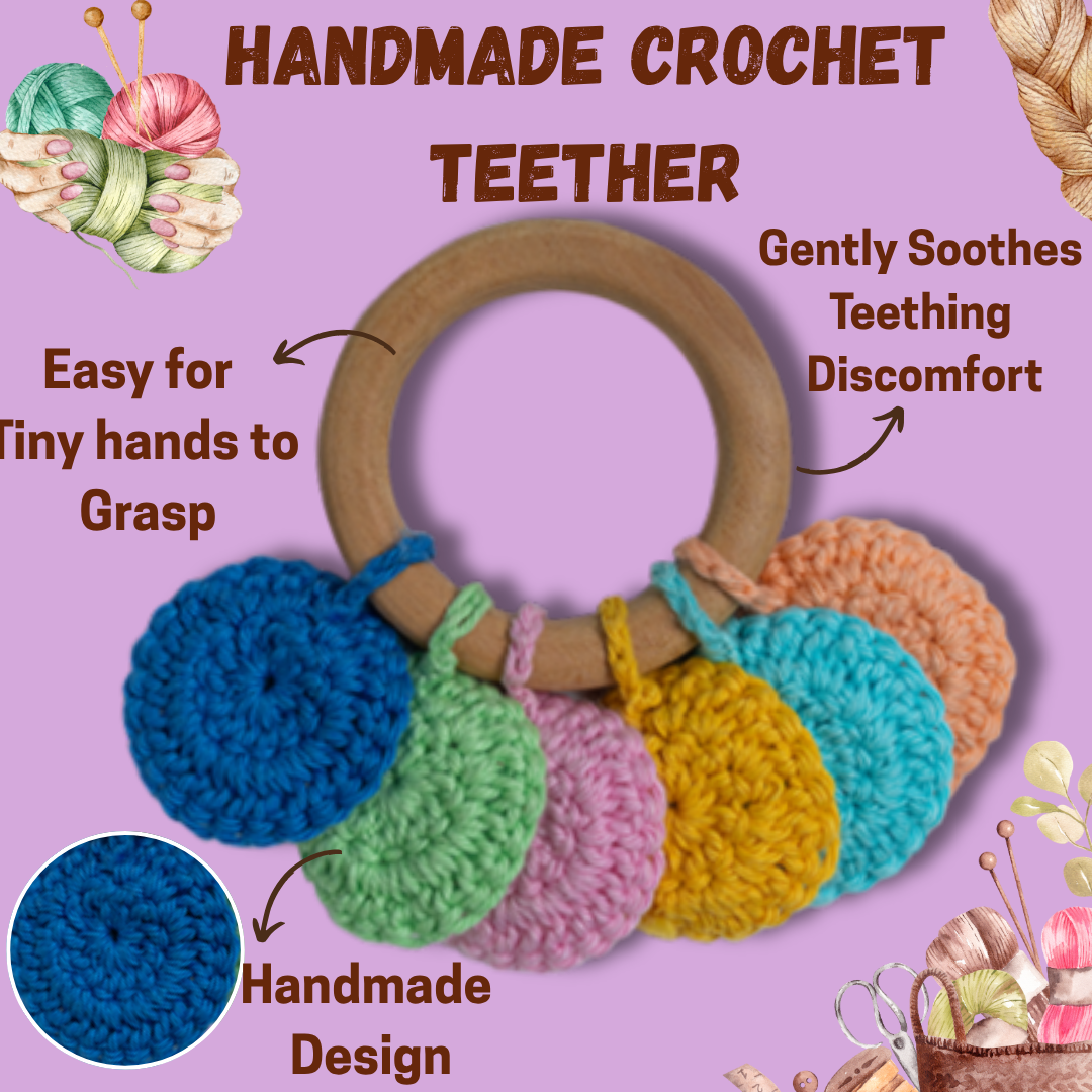 Handmade Crochet Teether