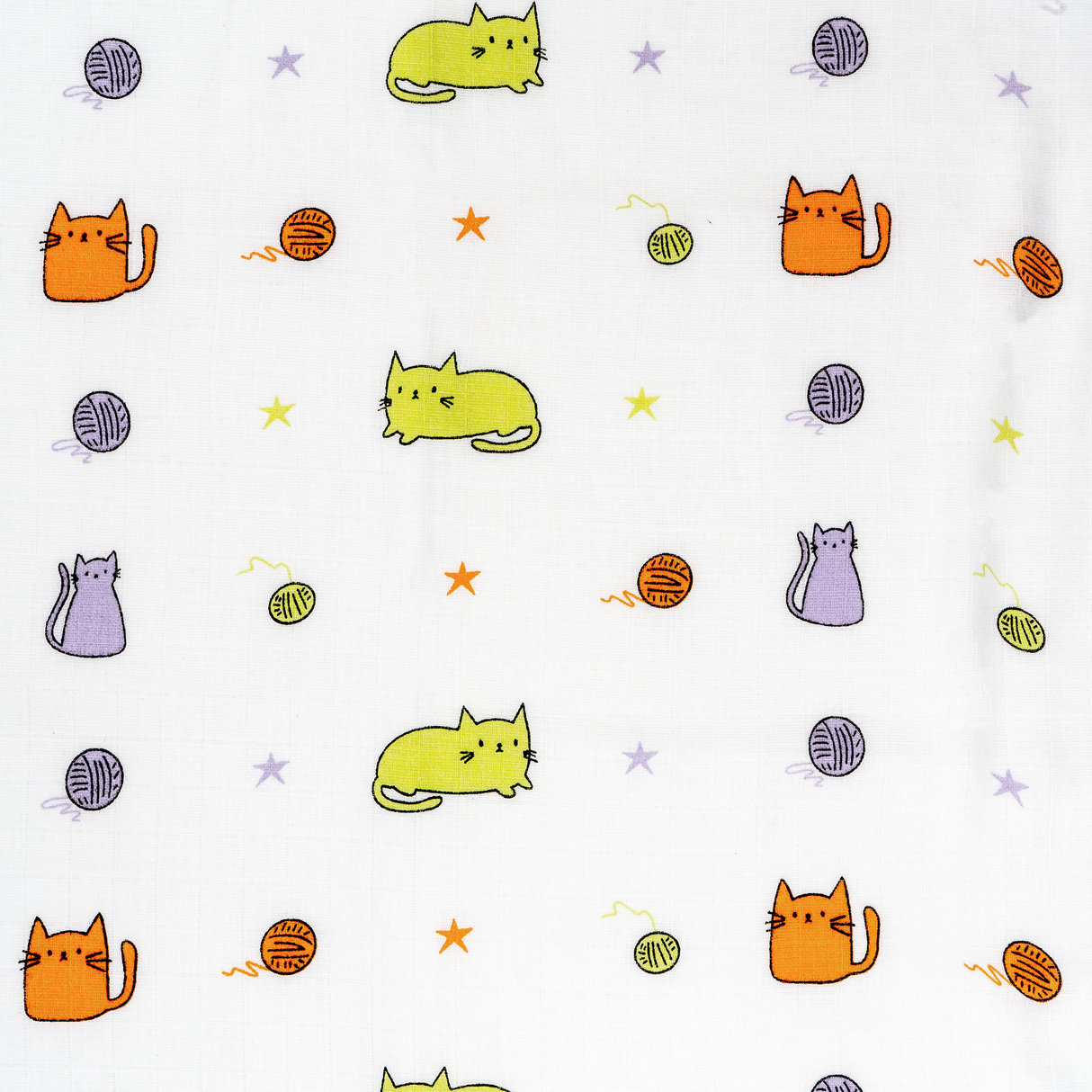 4 Layers Muslin Holding Towel - Cute Kitty