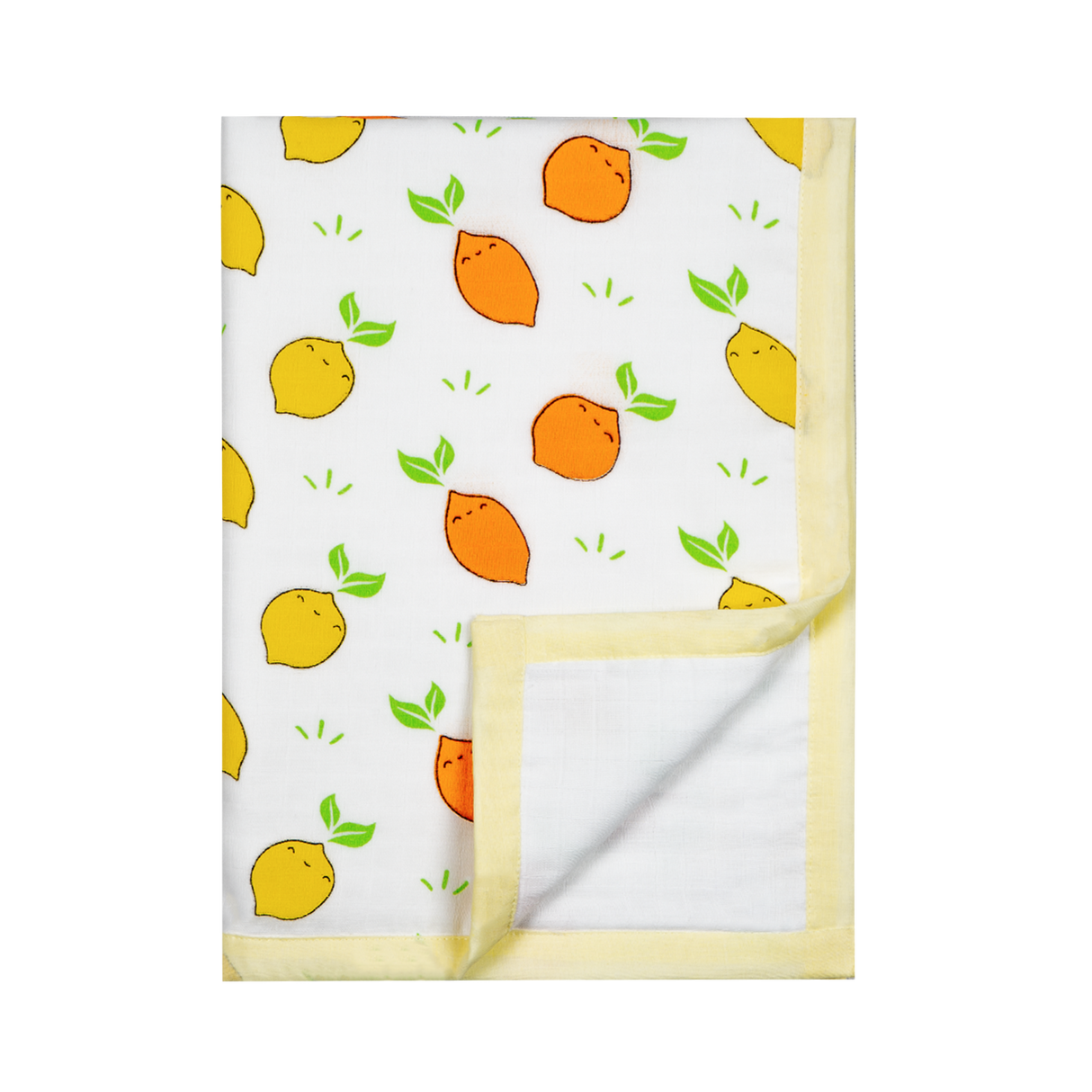 4 Layers Muslin Holding Towel - Simply Citrus