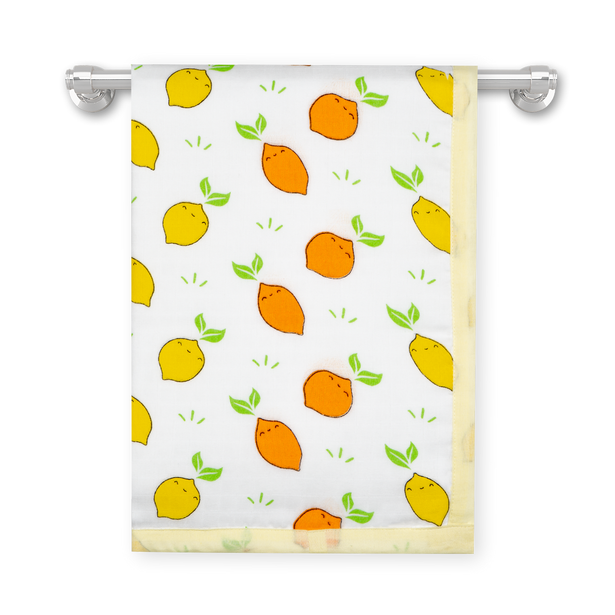 4 Layers Muslin Holding Towel - Simply Citrus