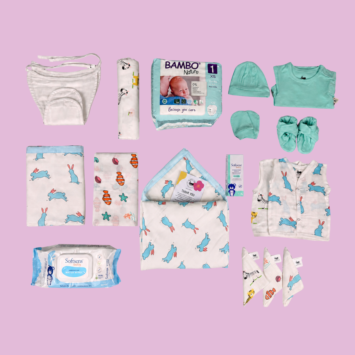 Hospital Bag For Baby - Mini Combo