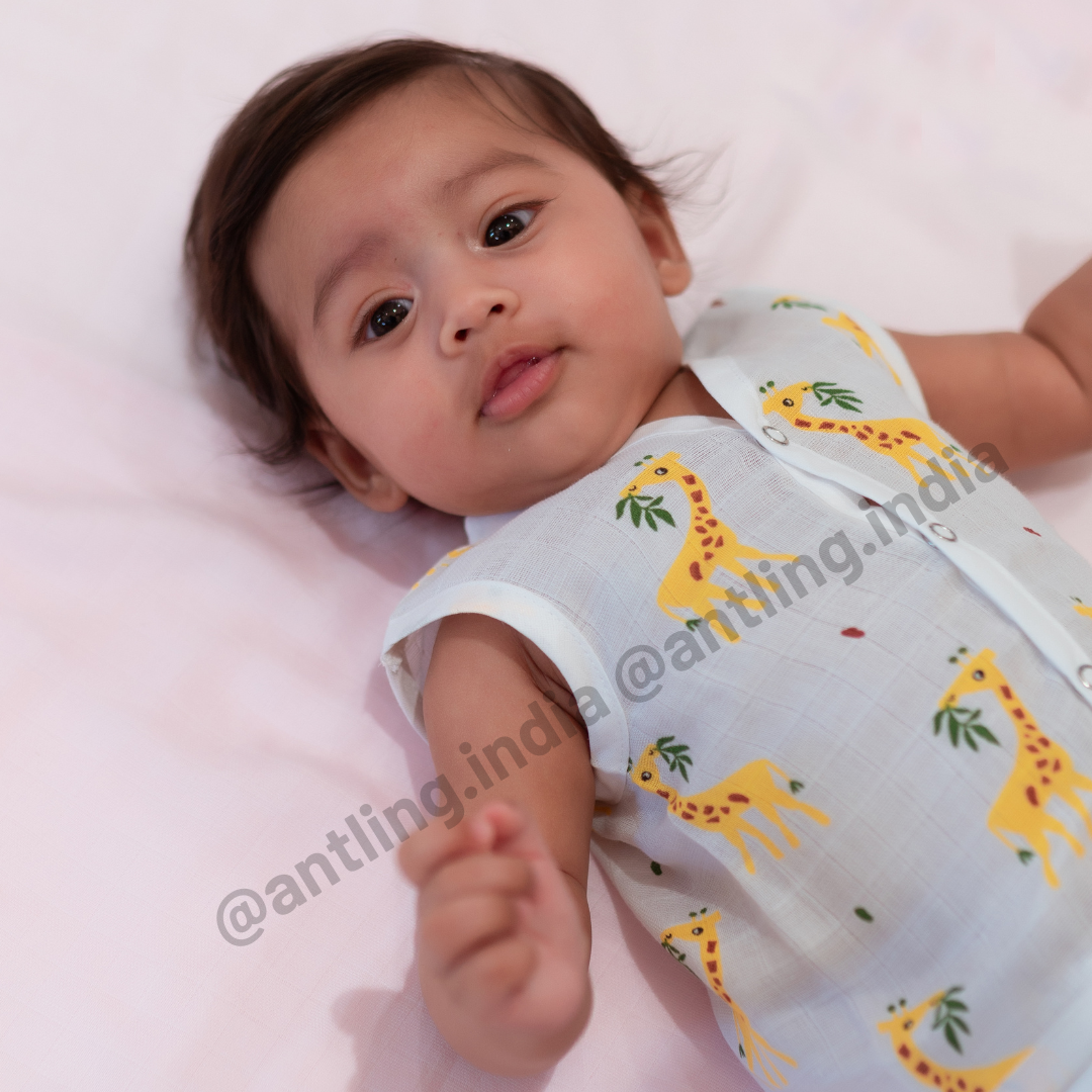 Muslin Jabla - Yellow Giffy