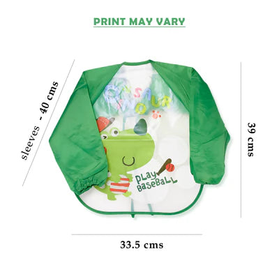 Sleeved Washable Waterproof Bib/Apron with Pocket & Tying Robe