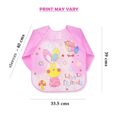 Sleeved Washable Waterproof Bib/Apron with Pocket & Tying Robe