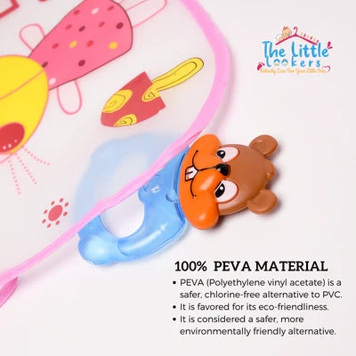 Sleeved Washable Waterproof Bib/Apron with Pocket & Tying Robe