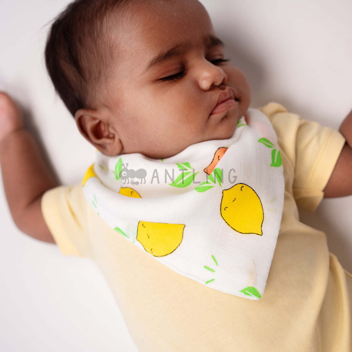 Muslin Bib cum Wash Cloth (2 layers) - Pack of 3 prints