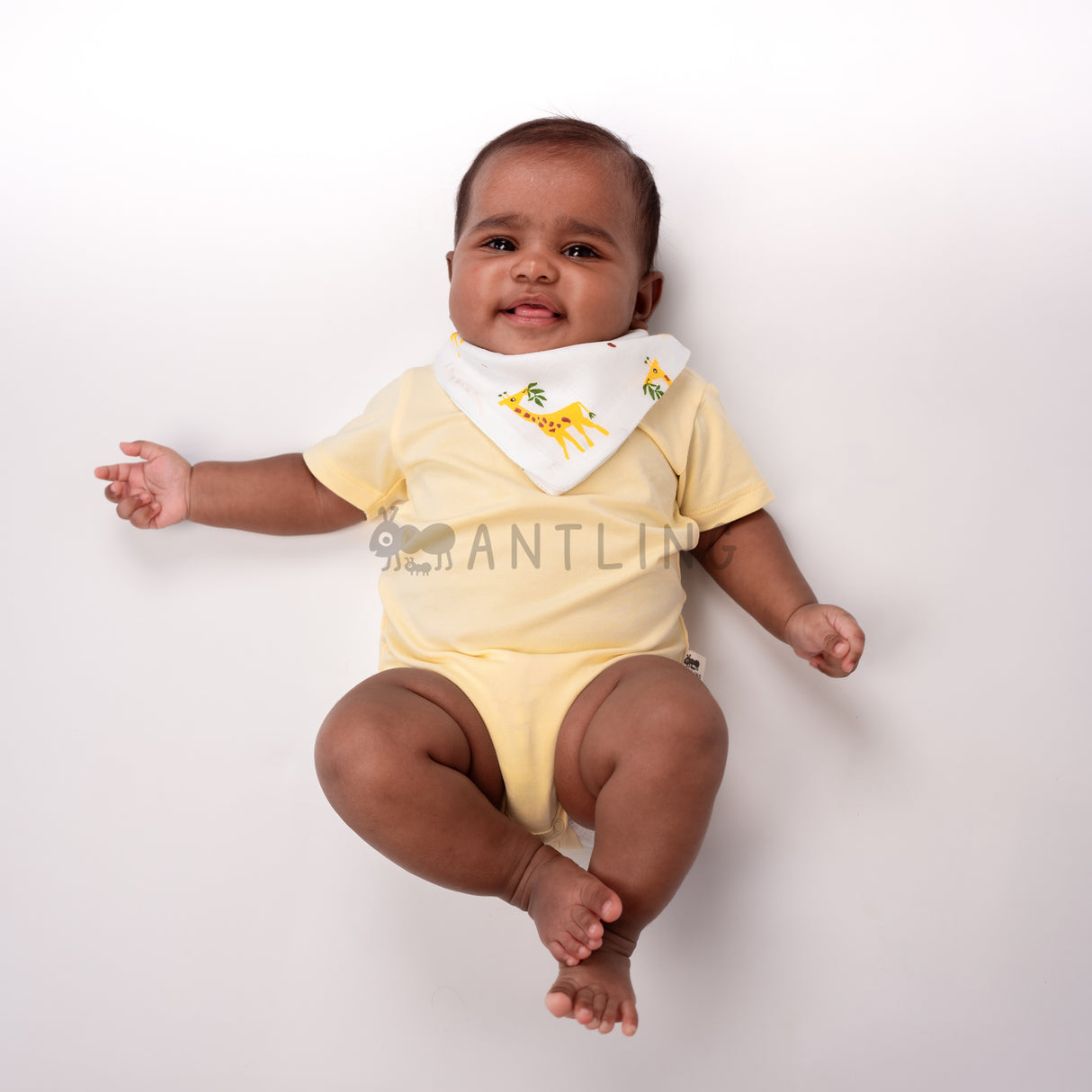 Muslin Bib cum Wash Cloth (2 layers) - Pack of 3 prints