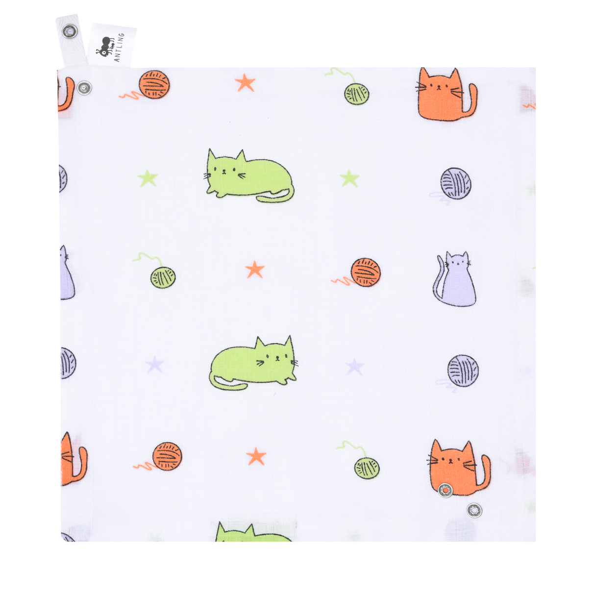 Muslin Bib cum Wash Cloth (2 layers) - Pack of 3 prints