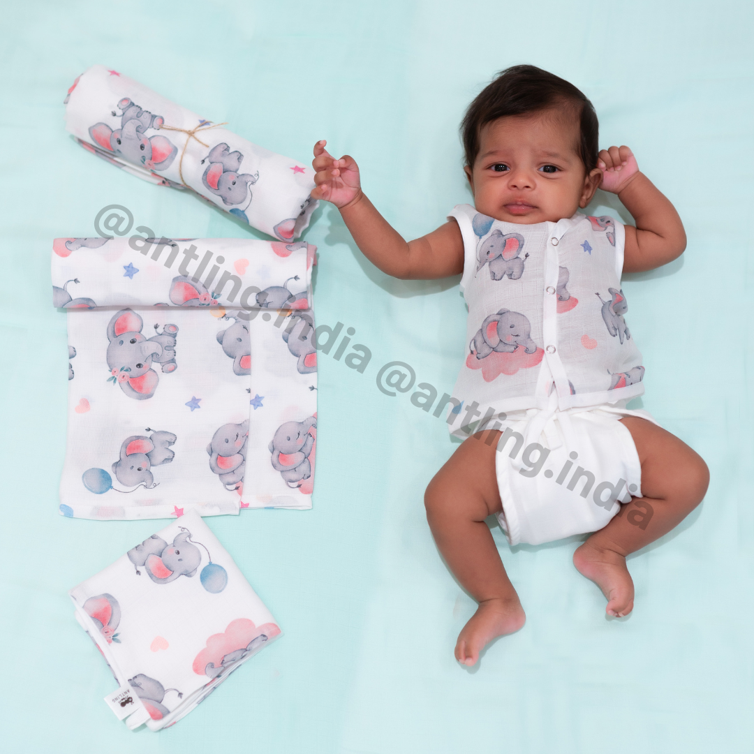 Newborn Small Combo - Elephant Dreams